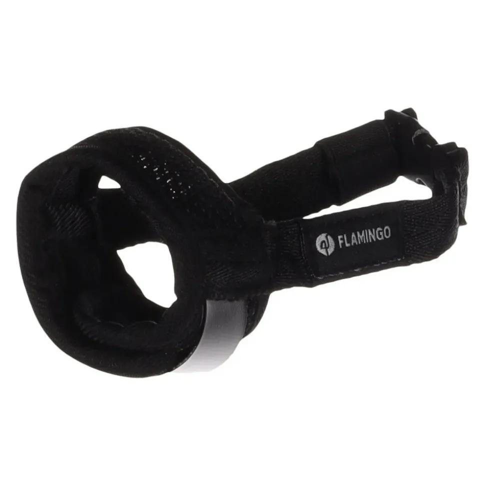 FLAMINGO - Muselière noir en nylon doux taille xxs pour chien
