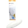 FLAMINGO - Un os de seiche blanc 23 cm avec support pour oiseaux