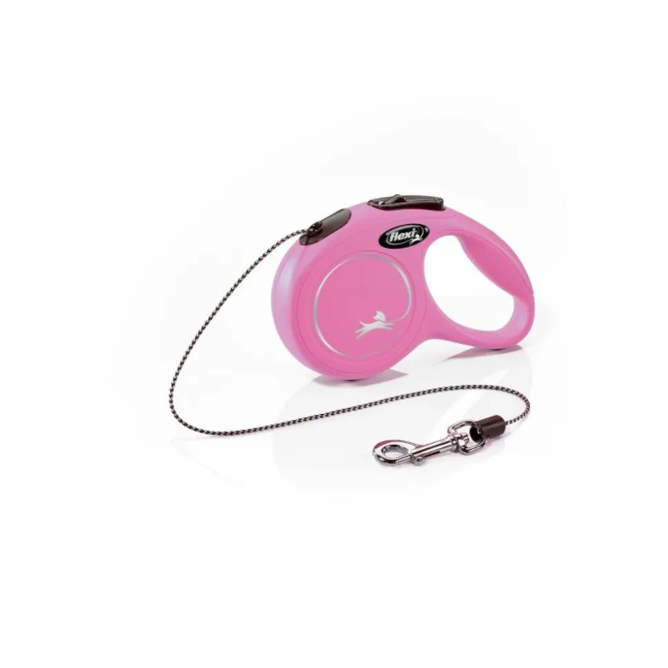 FLEXI - Laisse new classic cat xs cord 3 m pink flexi cl00c3-251-p-cat-20