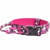 FRANCE CROQUETTES - Collier tactique camouflage rose s pour chien, francecroquettes