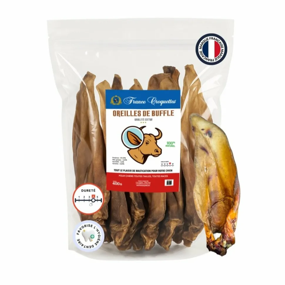 FRANCE CROQUETTES - Oreille de buffle 400g - france croquettes