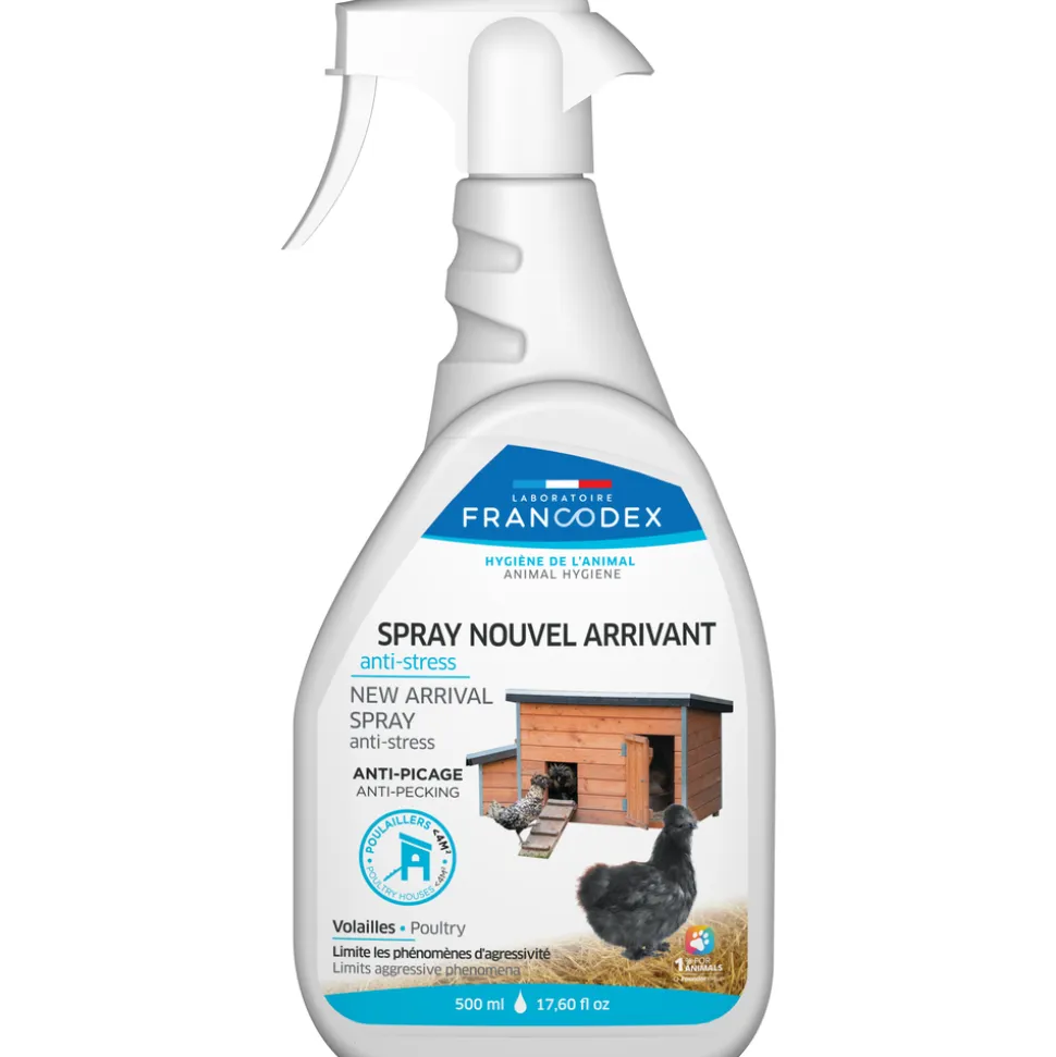 FRANCODEX - Spray nouvel arrivant basse-cour 500 ml