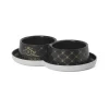 Gamelle double ''Luxurious'' pour chat