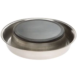 Gamelle en acier inoxydable relevé antidérapant chiens chats ferplast supernova