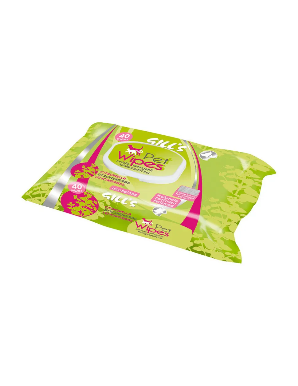 GILL´S - Serviettes humides xl aroma citronela 40 unités (30x20cm) gill's
