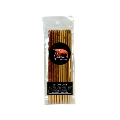 GIOIASHRIMP - 12 Lollies mixtes fruités Bio pour crevettes d'aquarium