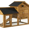 HABITAT ET JARDIN - Poulailler "poulette" avec pondoir en bois - marron