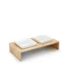 HAMI FORM - Gamelle bois double M pour chien et chat