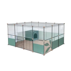HAMI FORM - Parc Naveen pour lapin nain & cochon d'inde 1.40x1.05x0.72m