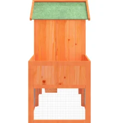 HELLOSHOP26 - Clapier 170 x 63 x 113 cm bois de pin massif marron