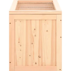 HELLOSHOP26 - Cage à hamster 60 x 35,5 x 42 cm bois massif de sapin marron