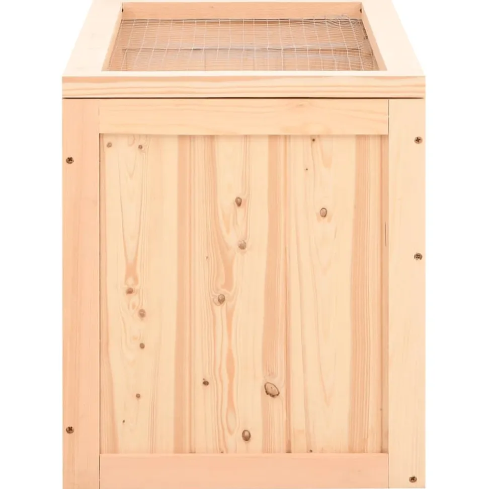 HELLOSHOP26 - Cage à hamster 60 x 35,5 x 42 cm bois massif de sapin marron