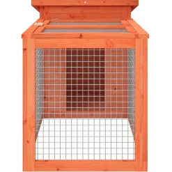 HELLOSHOP26 - Clapier 100,5 x 54 x 55 cm bois de pin massif marron