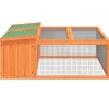 HELLOSHOP26 - Clapier 117,5 x 97 x 47,5 cm bois de pin massif marron