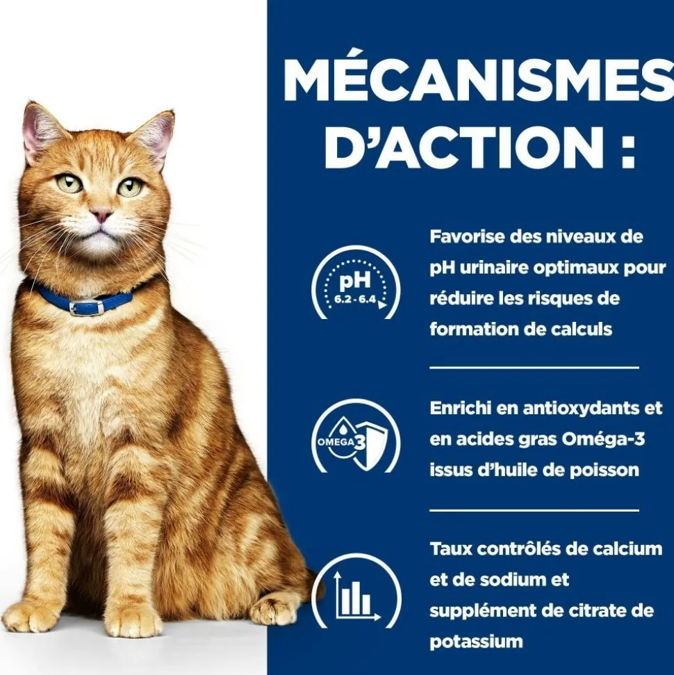 HILL'S - Croquettes chat adult prescription diets c/d multicare urinary care poulet - hill's 12 kg