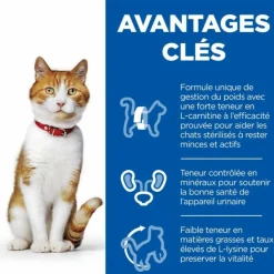 HILL'S - Croquettes chat science plan sterilised young adult poulet - hill's 1,5 kg