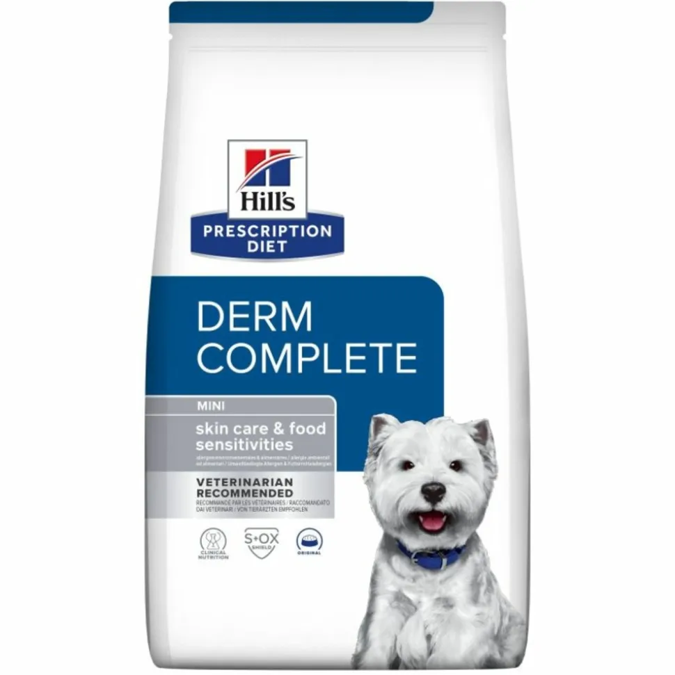 HILL'S - Croquettes chien adult prescription diets derm complete mini - hill's 6 kg