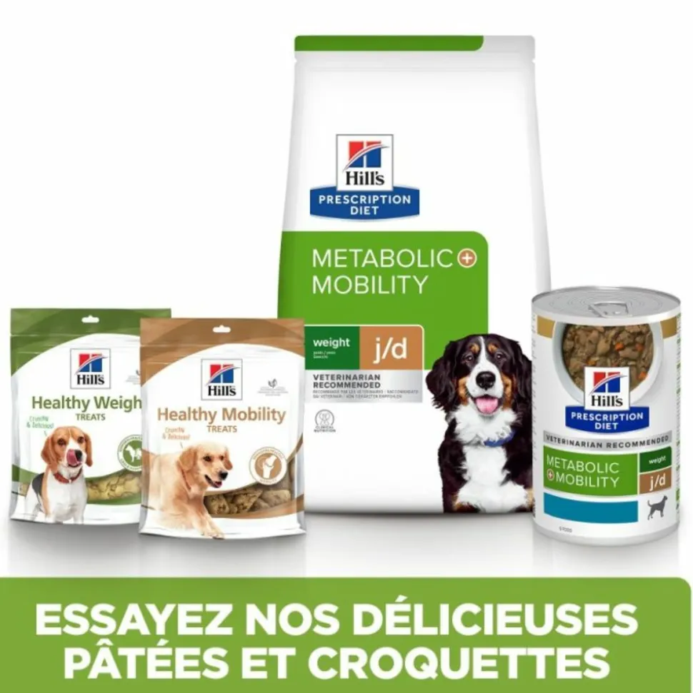 HILL'S - Croquettes chien adult prescription diets j/d metabolic + mobility - hill's 12 kg