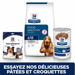 HILL'S - Croquettes chien adult prescription diets z/d food sensitivities - hill's 8 kg