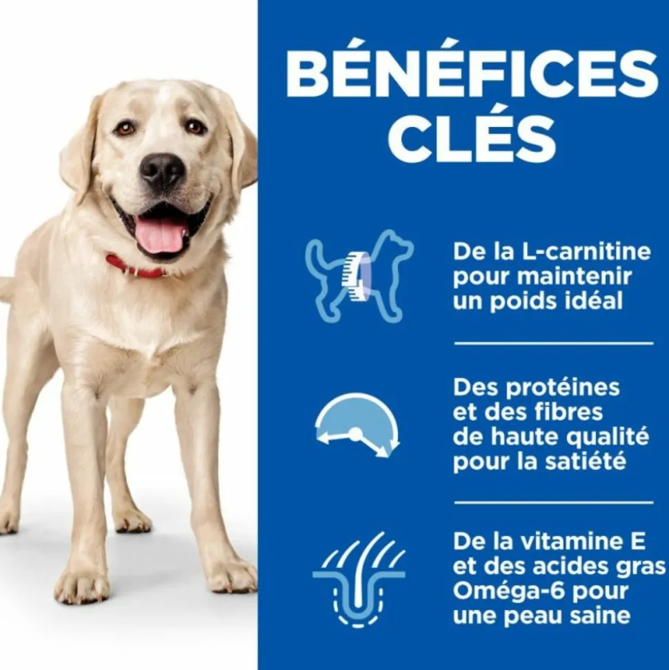 HILL'S - Croquettes chien science plan adulte light large poulet - hill's 14 kg