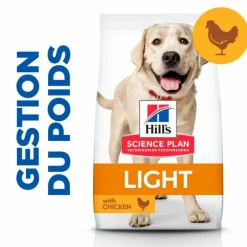 HILL'S - Croquettes chien science plan adulte light large poulet - hill's 14 kg