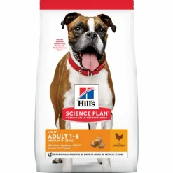 HILL'S - Croquettes chien science plan adulte light medium poulet - hill's 14 kg