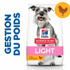 HILL'S - Croquettes chien science plan adult mature 7+ mini light - hill's 2,5 kg