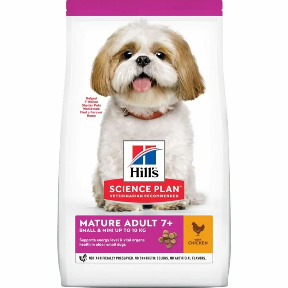 HILL'S - Croquettes chien science plan adult mature 7+ small & mini poulet - hill's 3 kg