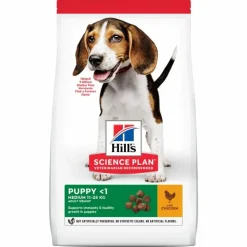 HILL'S - Croquettes chien science plan puppy medium poulet - hill's 14 kg