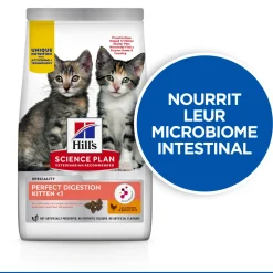 HILL'S - Croquettes Perfect Digestion kitten 1 poulet pour chaton 1.5kg
