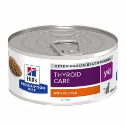 HILL'S - Patee chat adult prescription diets y/d thyroid care (boite) - hill's 24*156 g