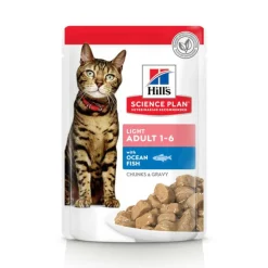 HILL'S - Patee chat science plan adult light mixte (sachet) - hill's 12*85 g