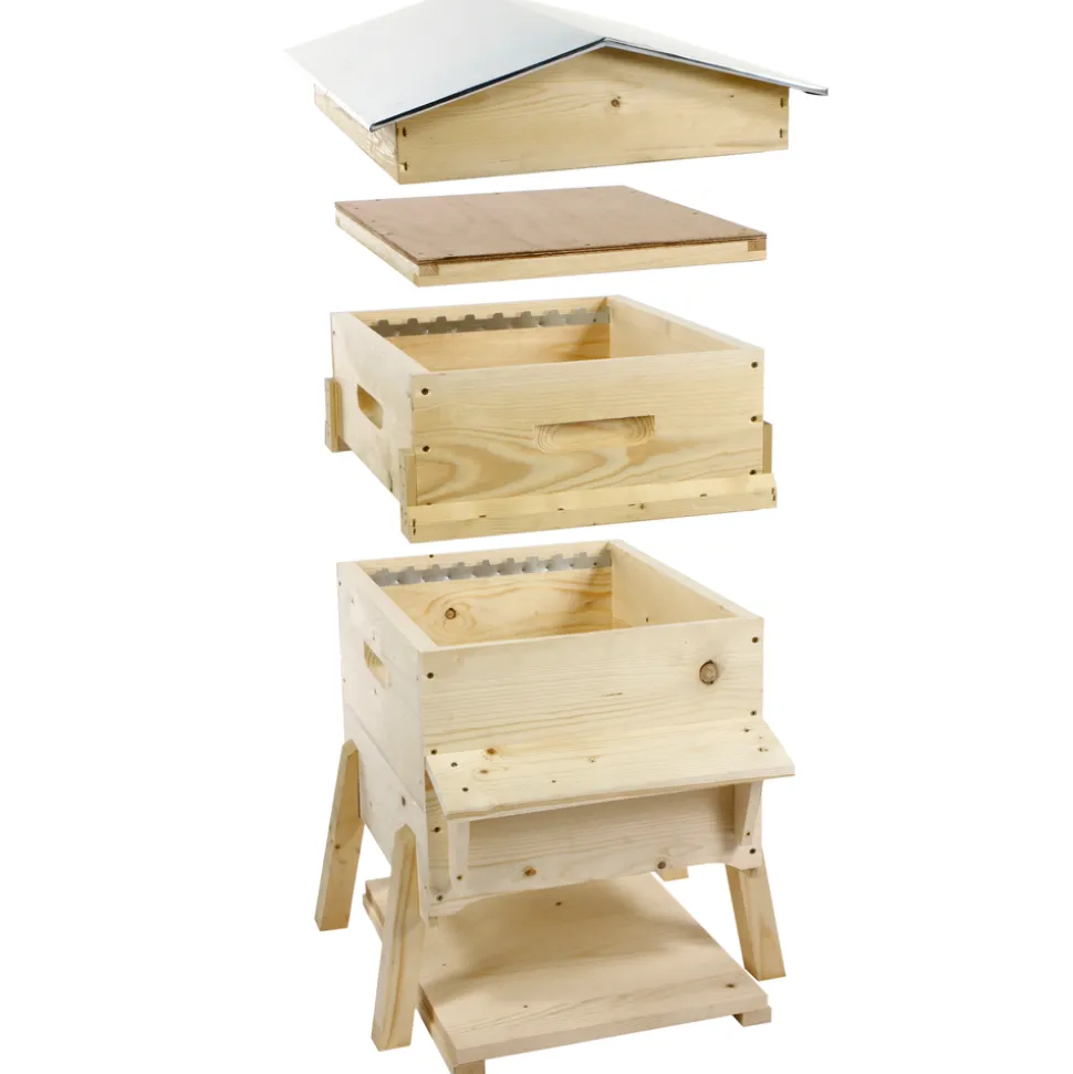 ICKO APICULTURE - Ruche montagne dadant toit chalet
