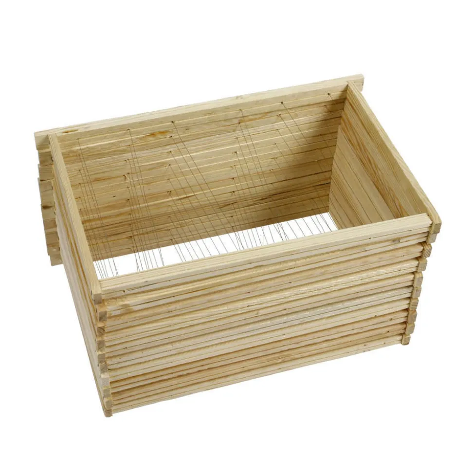 ICKO APICULTURE - Cadre dadant corps droit fils verticaux : par 10