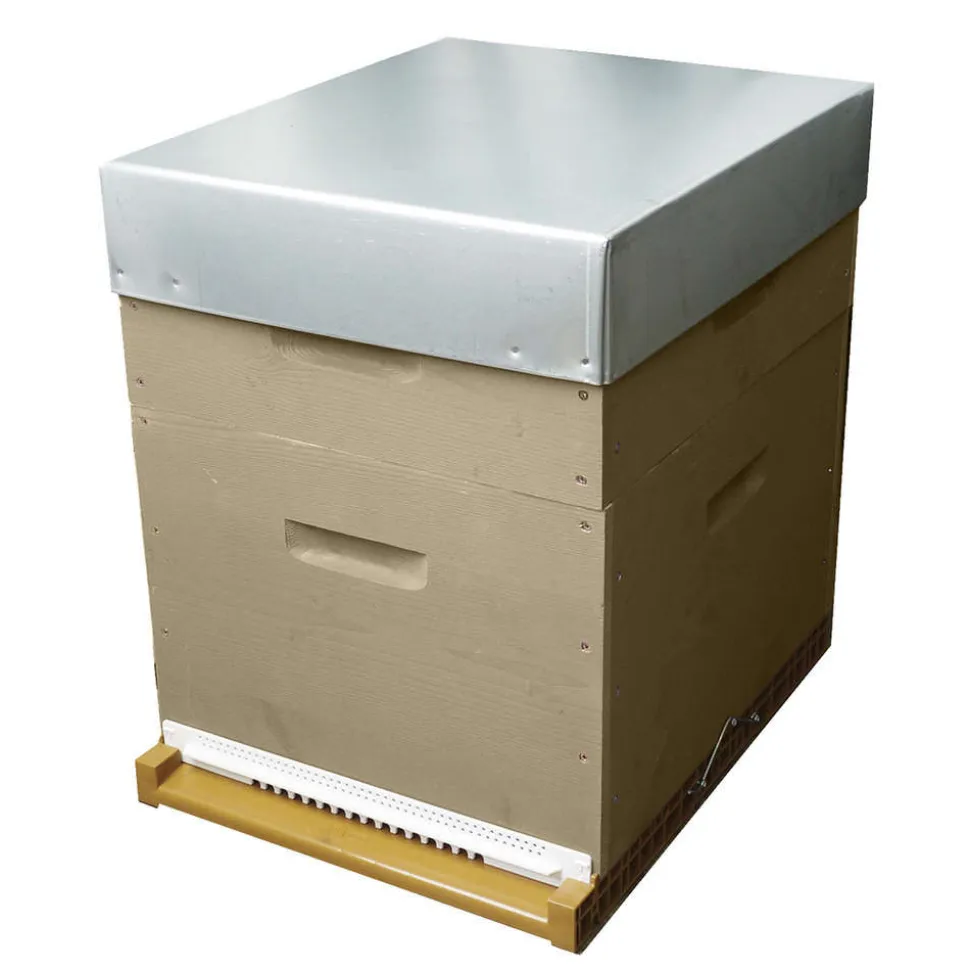 ICKO APICULTURE - Ruche Dadant 10 cadres à monter non peinte