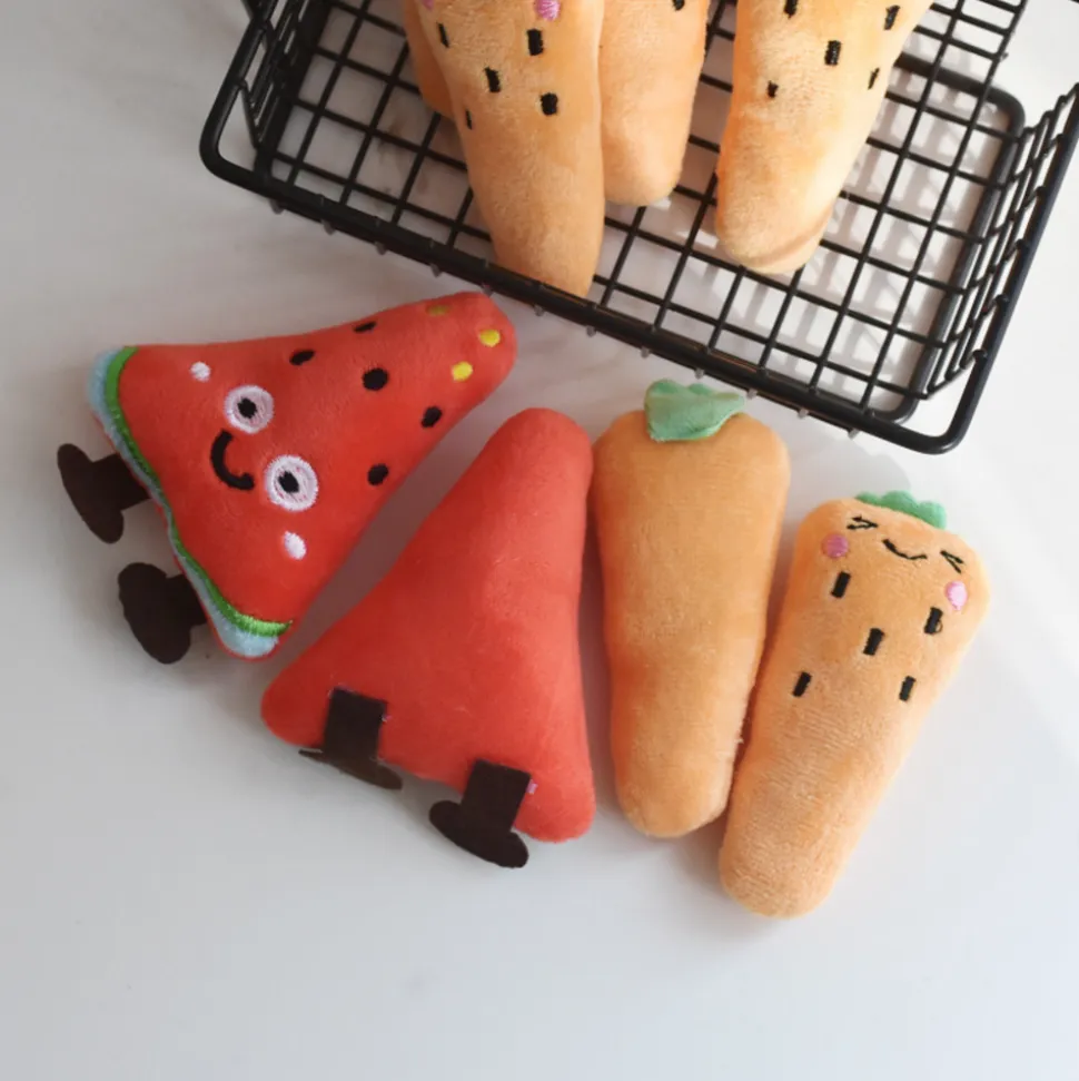 Jouets pour chiens - mcboson - carotte fruitée artificielle