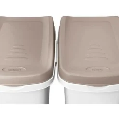 KERBL - Kerbl - conteneur - petfood - brun/blanc - 15l