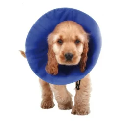 KVP - Collier de protection isabelino pour chiens ez soft bleu (30-50 cm)