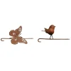 LA GRANDE PRAIRIE - Ensemble de 2 supports boule de graisse oiseau papillon
