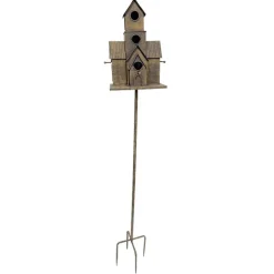 LA GRANDE PRAIRIE - Grand nichoir oiseaux maison à planter 166x20x28cm