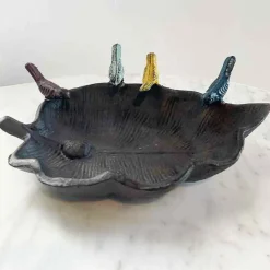 LA GRANDE PRAIRIE - Mangeoire feuille gourmande 23x18x7cm