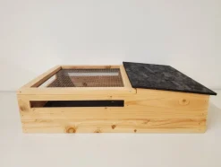 LE LIVET - Terrarium pour tortue de terre en douglas 82,2x62x22 cm
