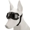 Lunettes de soleil pour animaux mcboson, monture noire, verres gris