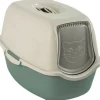 Maison de toilette - vert d'eau & blanc (pp recyclé) - 56 x 40 x 39 cm
