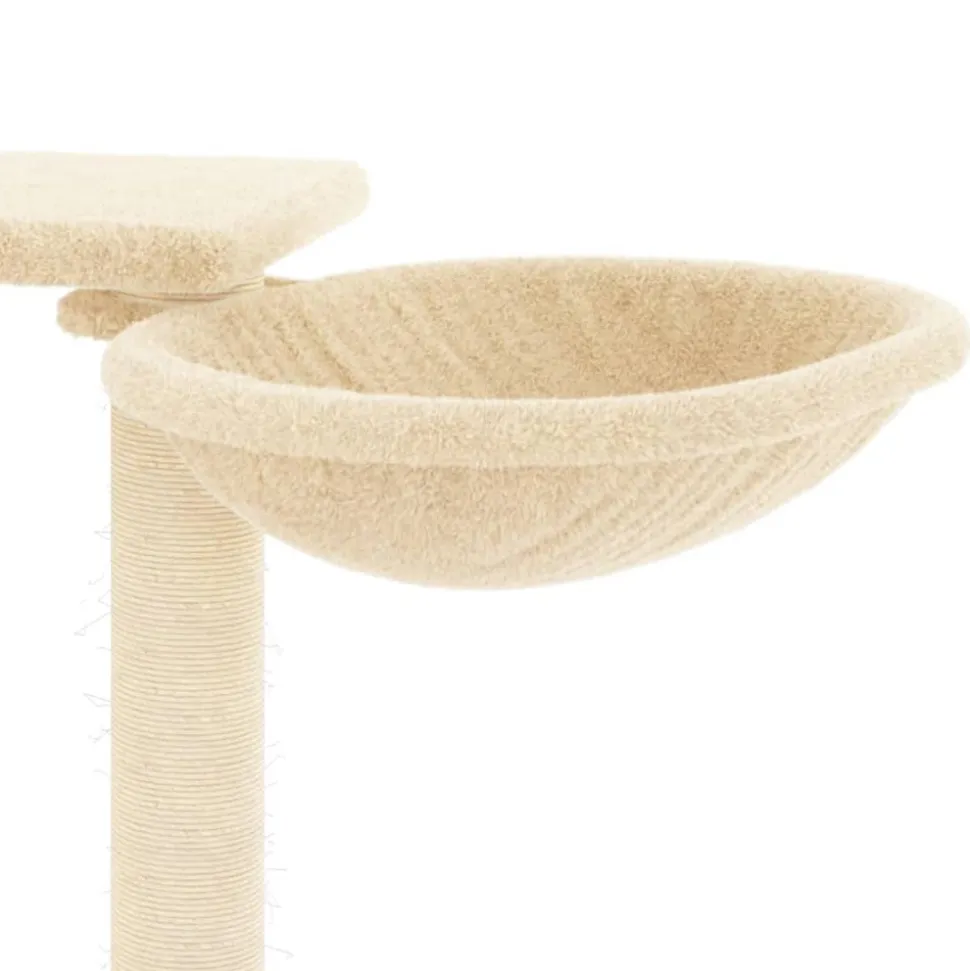 MAISON EXCLUSIVE - Arbre à chat avec griffoirs crème 82 cm