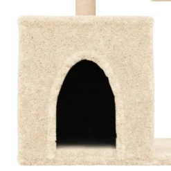 MAISON EXCLUSIVE - Arbre à chat avec griffoirs en sisal crème 86 cm