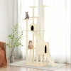 MAISON EXCLUSIVE - Arbre à chat avec griffoirs en sisal crème 190 cm