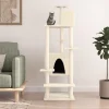 MAISON EXCLUSIVE - Arbre à chat avec griffoirs en sisal crème 154 cm