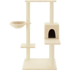 MAISON EXCLUSIVE - Arbre à chat avec griffoirs en sisal crème 95 cm