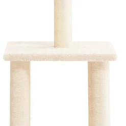 MAISON EXCLUSIVE - Arbre à chat avec griffoirs en sisal crème 85,5 cm